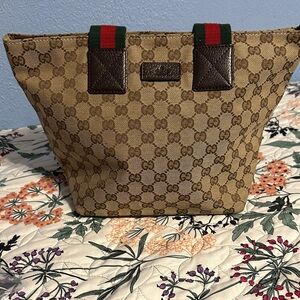Vintage Gucci GG Sherry Tote